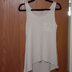Basic white tank top